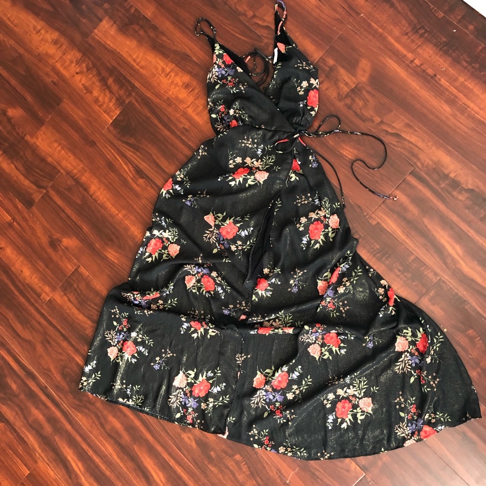 Maxi wrap dress